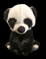 Goffa Plush Black and White Panda Toy Soft 8" Tall USA Made