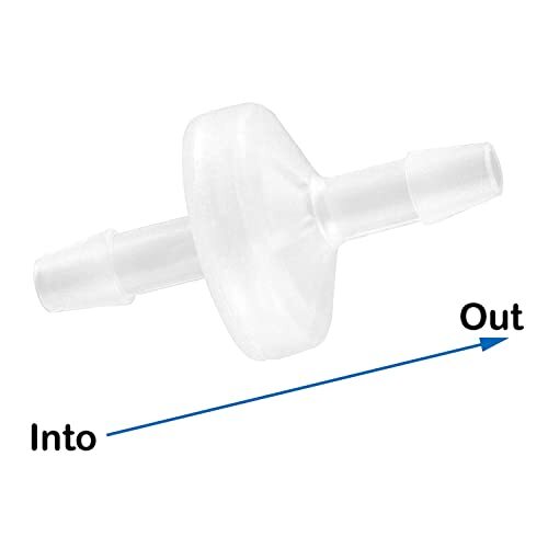 5 Packs Check Valve 1/8â€(3MM) One-Way PVDF Plastic Hose Barb for Fuel Gas L... - Bild 2 von 2