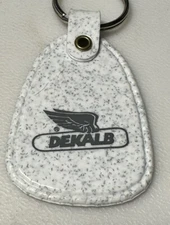 Vintage Dekalb Seeds Farming Ag Agriculture Farm Farmer Keychain Key Ring Chain