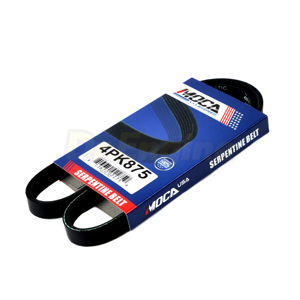 2x Conjunto de tensor de correa serpentina para Dodge Neon Chrysler PT Cruiser 2,4 L L4 Foto 3 de 4