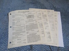 1974 LINCOLN MERCURY OLDSMOBILE FACTORY TUNE UP SPECIFICS SPEC MANUAL SHEETS SET