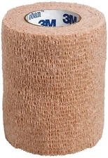 McK 3M Coban LF Cohesive Bandage 4 Inch X 5 Yard (2 Rolls)