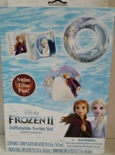 FROZEN II INFLATABLE SWIM SET WITH ARM FLOATS BEACH BALL & SWIM RING ALL-IN-ONE