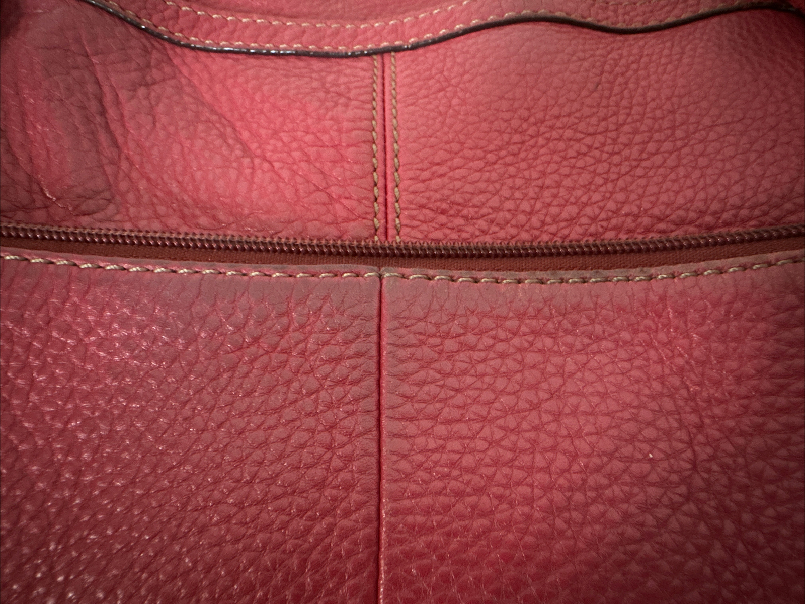 FOSSIL MORGAN RED LEATHER MUTI-FUNCTION CROSSBODY… - image 15