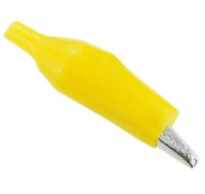 10 x 58mm Yellow Crocodile Alligator Clip