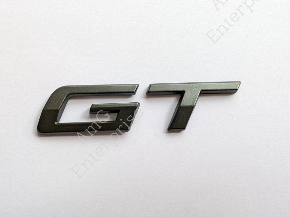 Insignia de ala trasera o lateral gris satinado oscuro GT para Peugeot 208 308 408 508 e208 e308 Foto 3 de 3