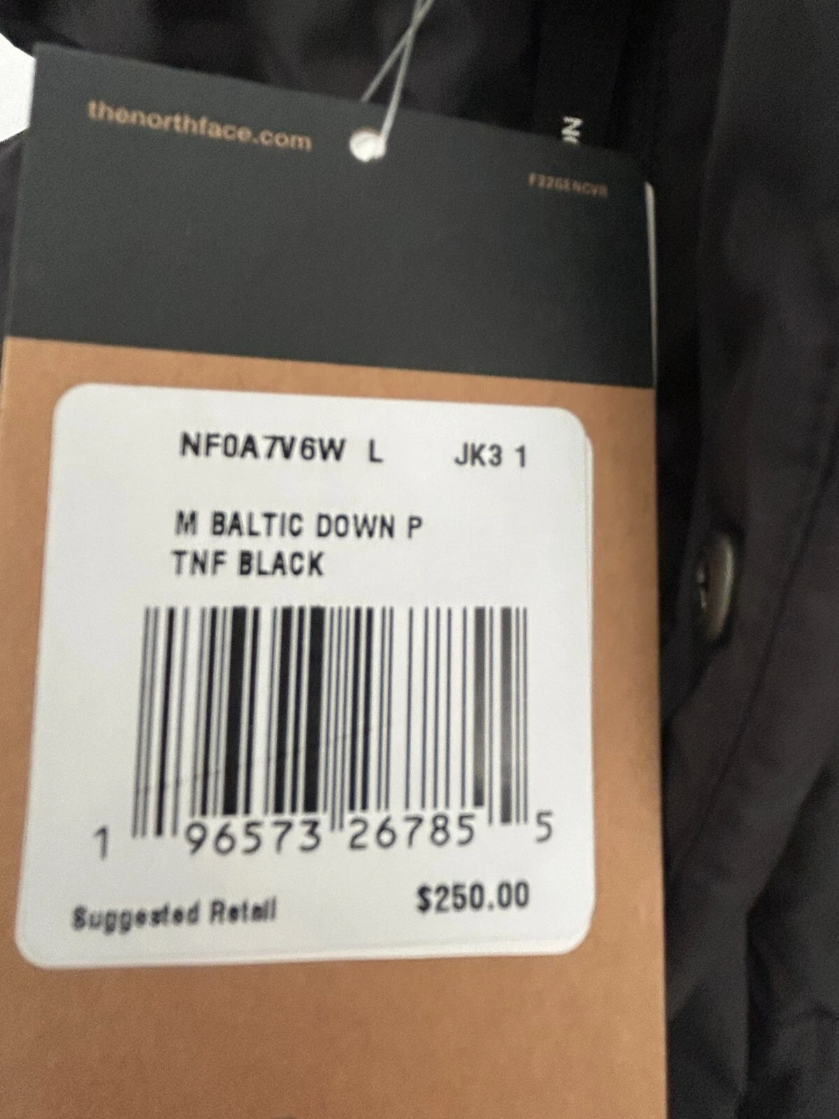 THE NORTH FACE MEN BALTIC 600 DOWN PUFFER HOODIE JACKET BLACK size S M L XL XXL image 5