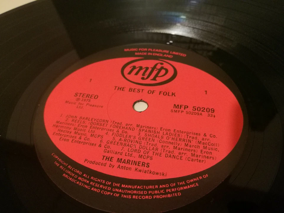 The Mariners - The Best of Folk 1975 EMI mfp 50209 Vinyl LP Album - Image 2 of 3