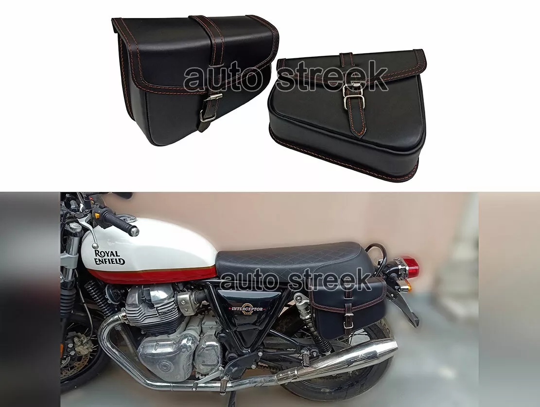 Royal enfield side bags online sales