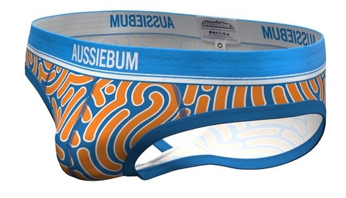 Aussiebum Intuition Brief - M32"-33"- Orange - Australian Made - Picture 4 of 6