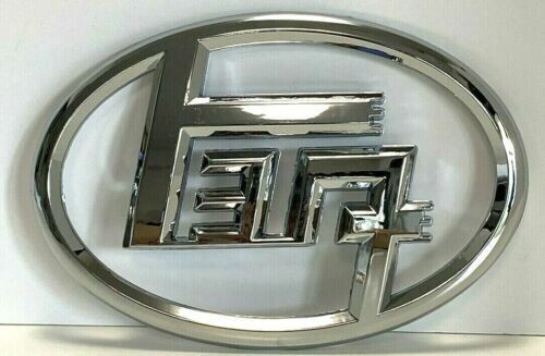 Toyota Car Emblem Japanese Katakana 5.12x3.54inch (13x9.0cm) | Silver ...
