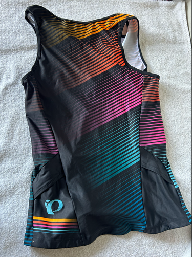 Pearl Izumi Women's XL Cycling Vest - Rainbow Striped Pattern - Picture 5 of 8