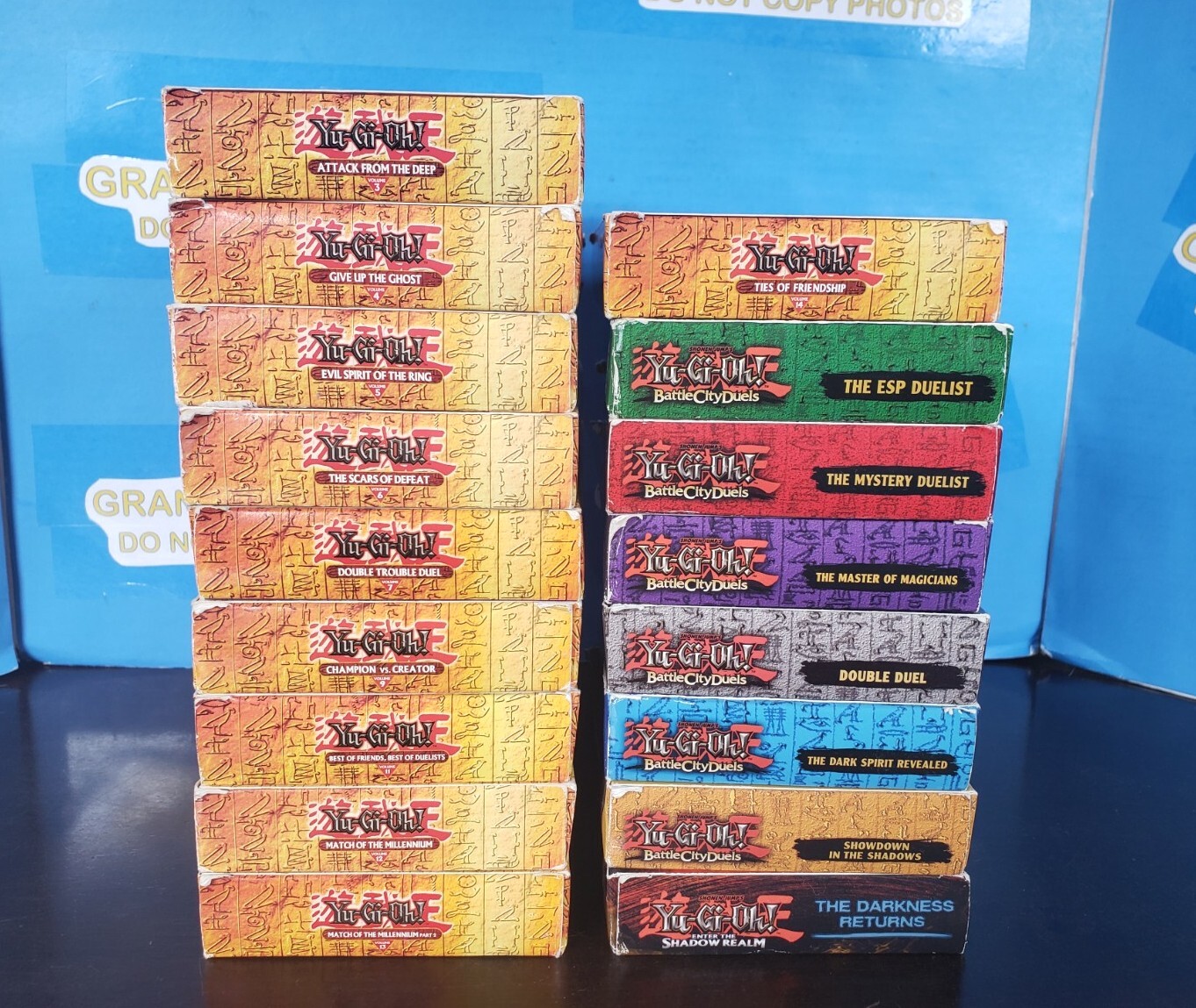 LOT OF 17 *VTG* 1996 YUGIOH VHS TAPES Vol Duels Duelists YuGiOh 90s