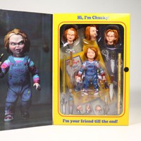 "Neca Chucky Ultimate Good Guy Puppe Kinderspiel 4\" Action Figure 1:12 Scale Neu"