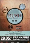 Rush - Time Machine, Frankfurt 2011 | Konzertplakat | Poster