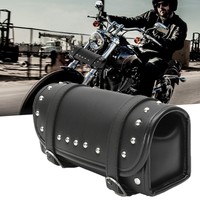 Motorcycle Tool Bag Luggage Saddlebag Roll Barrel Storage Fit Harley Sportster Motorcycle Tool Bag Luggage Saddlebag Roll Barrel Storage Fit Harley Sportster