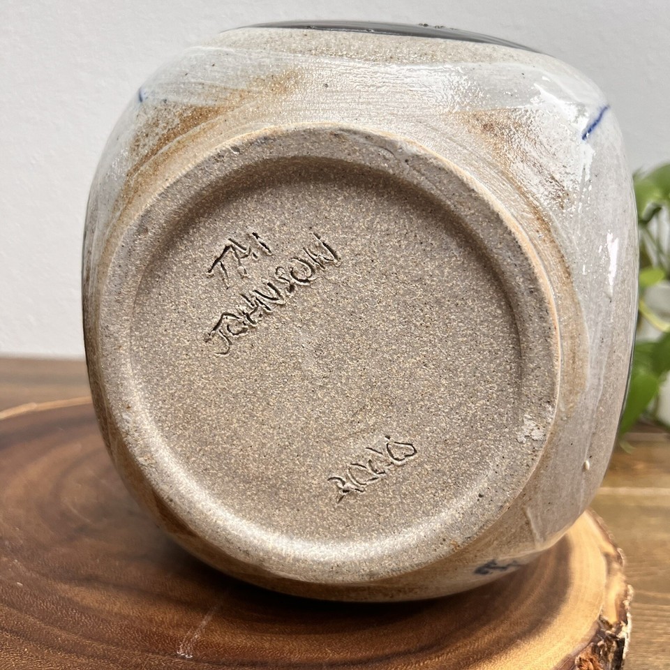 Vintage Large Art Pottery Ceramic Vase Artist Signed Dated 2000 eBay