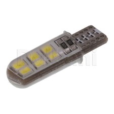 T10 Auto Car Light Bulb Lamp White Cob 12lde 1w Silicon Dc12v