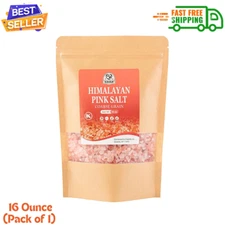 52USA Himalayan Salt Coarse 1 Lb (453G), Pink Himalayan Salt, Sea Salt for Grind