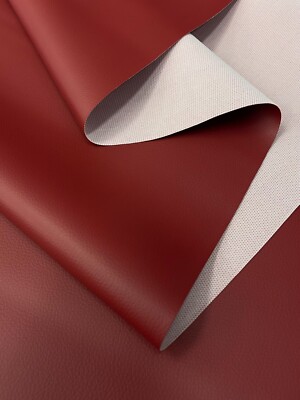 50+ Colors Vinyl Fabric Faux Leather Auto Upholstery 56''Wide Continuous By Yard