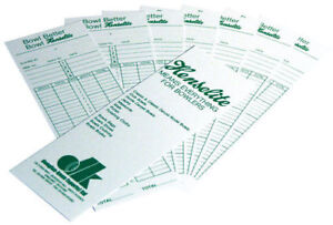 Henselite Bowls Supergrip Bias Chart