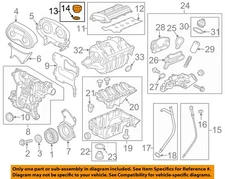 GM OEM 09-20 Aveo EngineTransaxle Engine Parts-Filler Cap 25192632