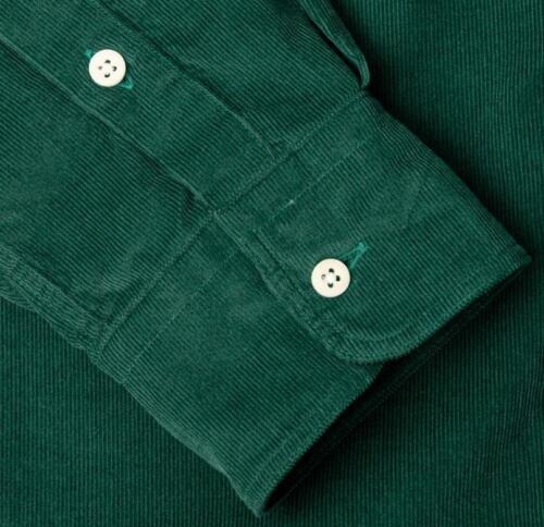 Camisa Oxford Clásica Gitman Vintage $235 Nueva Con Etiquetas Verde Esmeralda Pana AW24 XL - Imagen 3 de 6