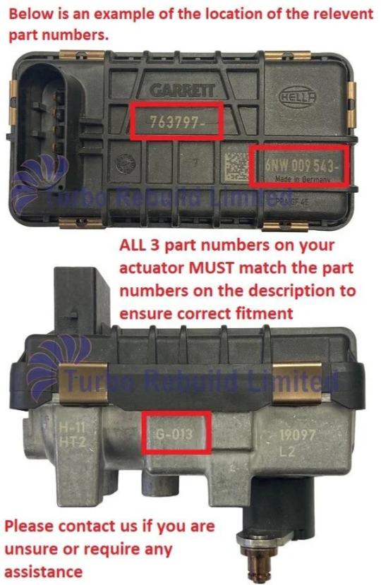 Actionneur Électronique De Turbocompresseur G-33 - Réf. 6NW009206 / 752406 - Compatible Ford Transit 2.2 TDCi