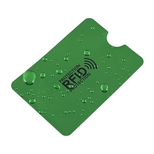 debit card protection sleeves Aigee 28 RFID Blocking (24 Credit Protector Holders in 12 colors & 4 Passport Protectors), Identity Theft Secure Sleeve for Credit Cards, Card, 2pcs Clear Plastic Sleeve Removable Self RFID Blocking Credit Card Sleeves