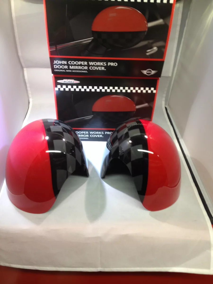JOHN COOPER WORKS MIRROR CAPS F56 JCW NEW STYLE LEFT HAND DRIVE