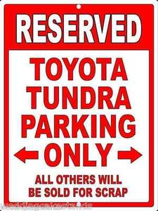 Toyota parking only