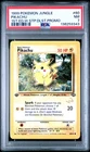 1999 POKEMON JUNGLE 1ST EDITION W STAMP DUELIST PROMO #60 PIKACHU PSA 7