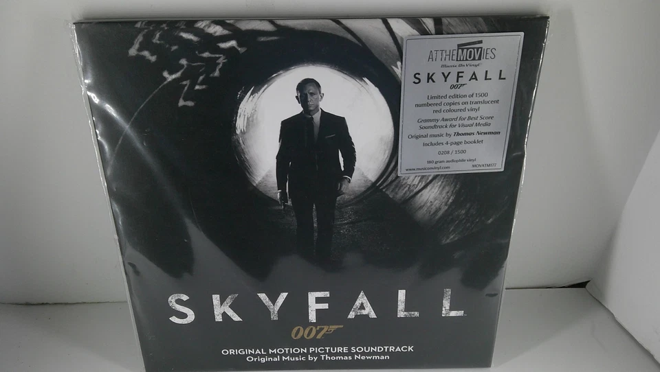 SKYFALL james bond 4pg bklt red vinyl Thomas Newman Ltd/numbered (2012) 2 M- LPs - Image 4 of 4