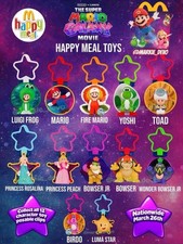 YOU PICK - 2026 McDonald s Super Mario Galaxy Happy Meal Toys