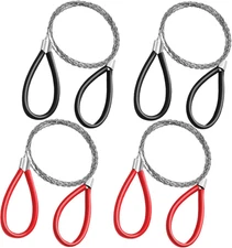4 Pcs Stainless Steel Cable Saw, Metal Wire Saw Hand Pocket String Emergency Sur