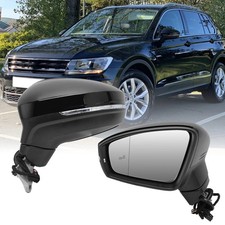 Left Driver Electric Side Mirror Compatible with Volkswagen Tiguan 2018 2019 ...