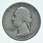 1935-S Washington Quarter Average Circ
