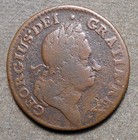E086 Wood’s Hibernia 1724 Halfpenny, copper, 26mm — photo 2