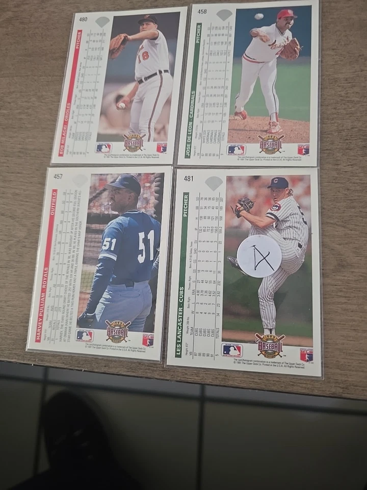 1992 Upper Deck - Les Lancaster #481 - Image 2 of 2