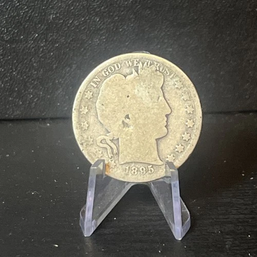 1895 P  Barber   90%  Silver   Half Dollar    Circulated