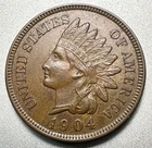 1904  INDIAN CENT  AU/UNC   #2180