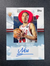 2025-26 Topps Flagship Contemporary Marks Auto Noa Essengue RC #CM-NE Bulls XV44