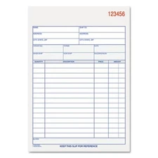 Tops 2-part Carbonless Sales Order Book - 50 Sheet[s] - 2 Part - Carbonless -