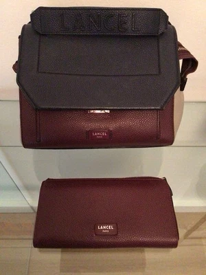 SAC LANCEL BICOLORE NINON / PORTE MONNAIE ASSORTI. - Photo 1/4
