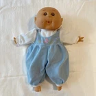 Vintage Uneeda Cabbage Patch Preemie Baby Doll Blue Eyes (1990) Sucks Thumb RARE