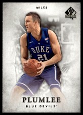 2012-13 SP Authentic Miles Plumlee College #29