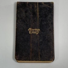 Antique 1890 Weather - Accounting Journal - Handwritten