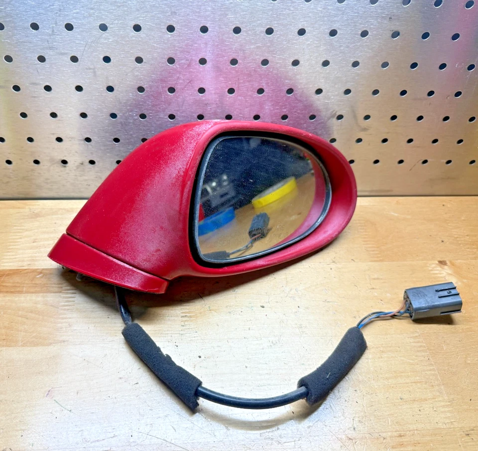 Par de espejos retrovisores laterales Mazda Miata MX5 1999-2005 OEM ROJO L R NB 99-05 Foto 2 de 4