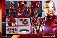 Hot Toys Iron Man Mark III 1/4 Scale QS011 Collector Edition - Iron Man Mark 3
