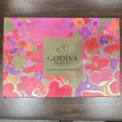 GODIVA Assorted Chocolate Creations 11.3 oz Box Belgian Sweet Dessert